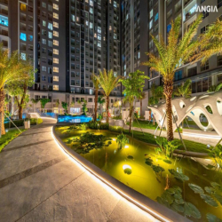 Cho thuê căn hộ có nội thất, Giá thuê 7 triệu, tầng cao hứơng mát.