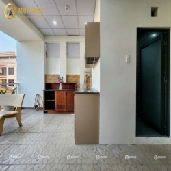 PENHOUSE SÂN VƯỜN SIÊU THOÁNG 40M2 TÁCH BẾP GẦN CC THE HARMONA