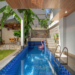 Biệt thự cao cấp 4 phòng ngủ tại Hòa Xuân – hồ bơi, BBQ & khu yên tĩnh