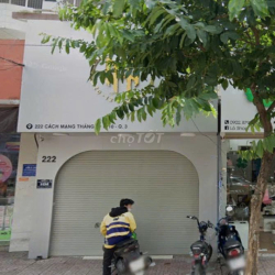 CHO THUÊ NHÀ MT 222 CMT8 Q3 DT 4x21m nở hậu 8m trệt 2 lầu giá 45tr