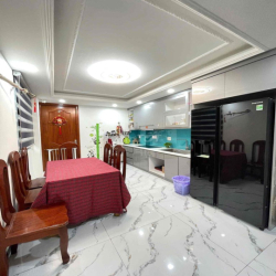 NHÀ HẺM XE HƠI SÁT MẶT TIỀN LÊ VĂN THỌ P9 GÒ VẤP NGAY CV K HOA