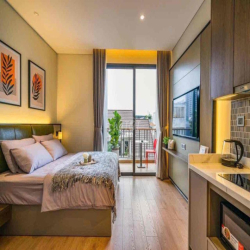 CHO THUÊ CĂN HỘ STUDIO TÁCH BẾP BAN CÔNG GẦN NGÃ TƯ 7 HIỀN