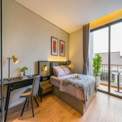 CHO THUÊ CĂN HỘ STUDIO TÁCH BẾP BAN CÔNG GẦN NGÃ TƯ 7 HIỀN