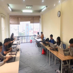 Cho thuê tầng 1 + 2 phố An trạch,đống đa,dtsd 75m x 2 tầng + 1 hầm,TM,