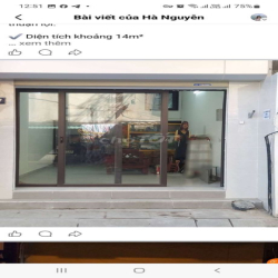 Cho thuê cửa hàng 14m² mặt phố Hồ Đắc Di