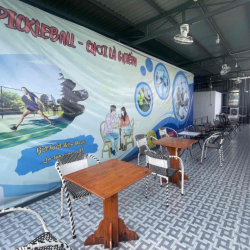 Sang nhượng tổ hợp 900m2 gồm sân pickleball, cafe và quán ăn