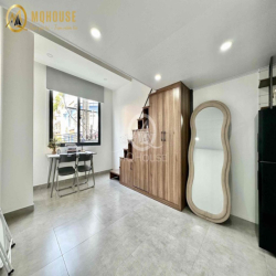 CHUNG CƯ MINI DẠNG DUPLEX HSSV - GẦN CHỢ BAU CÁT - FULL NỘI THẤT