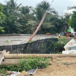 cho thuê đất đã bơm nền