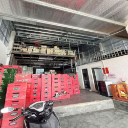 Cho thuê kho 150m2 mặt tiền đường