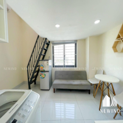 Cho thuê duplex full nội thất - cửa sổ - ngay Lotte, TDTU