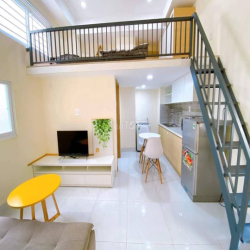 Cho thuê duplex full nội thất - cửa sổ - ngay Lotte, TDTU