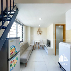 Cho thuê duplex full nội thất - cửa sổ - ngay Lotte, TDTU