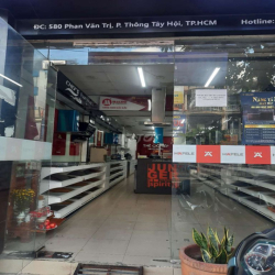 Cho thêu mặt bằng mặt tiền 580 Phan văn Trị, MT:4,3m DT:85m2