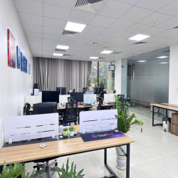Cho thuê văn phòng Duy Tân - Cầu Giấy, DT 162m Chia  vách kính 3Phòng 