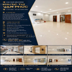 CHO THUÊ VĂN PHÒNG KHU ĐÔ THỊ VẠN PHÚC/ DT 70M2 / 10TRIỆU / THÁNG 