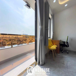 Căn hộ Studio ban công full nội thất Tân Bình ngay Ngã tư Bảy Hiền