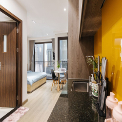 Chính chủ cho thuê Căn hộ dịch vụ 30m2, đủ đồ khép kín, có giặt xấy.