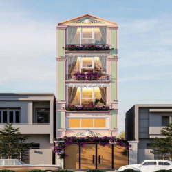 CHO THUÊ NHÀ HXH NGUYỄN HỮU CẢNH QBT,  DT 5x12M, 5 LẦU, FULL NỘI THẤT