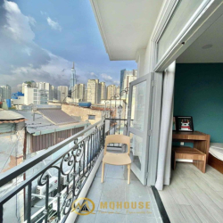 Balcony 1PN_Thang Máy_Full Nội Thất_Phạm Viết Chánh_P19_Khu Phố Nhật
