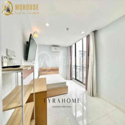 🔥Căn Hộ - Studio - Cửa Sổ -  Ban Công - Full NT - Hầm Xe Thang Máy