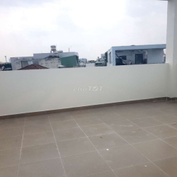 NHÀ MỚI TINH HAI MẶT TIỀN 1 TRỆT 3 LẦU, SÂN THƯỢNG, CÓ 4PN