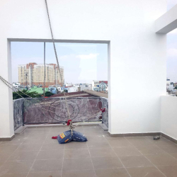 NHÀ MỚI TINH HAI MẶT TIỀN 1 TRỆT 3 LẦU, SÂN THƯỢNG, CÓ 4PN