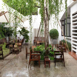 CHO THUÊ BIỆT THỰ SÂN VƯỜN TRẦN NHẬT DUẬT, Q1 – DT 14x24M, TRỆT, 70TR