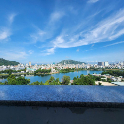 CHUNG CƯ OSC LAND, CHO THUÊ CĂN GÓC, VIEW BIỂN, 1 PN. GIÁ 5.5 TRĐ