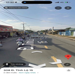 cho thuê 2800m2 có 430m2 thổ cư . mặt tiền tỉnh lộ 15