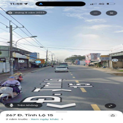 cho thuê 2800m2 có 430m2 thổ cư . mặt tiền tỉnh lộ 15