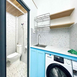 Phòng trọ có gác giá rẻ 30m2 rộng thoáng | Trệt | máy giặt riêng