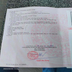 Bán nhà cấp 4, mặt tiền đường số 11, p Minh Thành