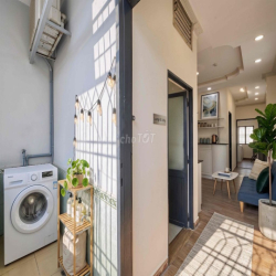 Căn hộ full nội thất 1PN tách bếp cực rộng ban công máy giặt riêng Q10