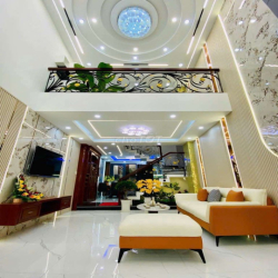 Cho thuê nguyên căn Mới Đẹp, 5pn6wc,có nội thất, Phạm Văn Chiêu P13 GV