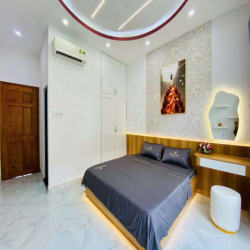 Cho thuê nguyên căn Mới Đẹp, 5pn6wc,có nội thất, Phạm Văn Chiêu P13 GV