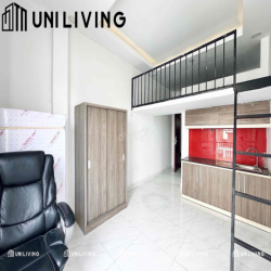 PHÒNG GÁC BAN CÔNG CỬA SỔ THANG MÁY FULL NỘI THẤT NGAY CẦU ĐỎ GIA RẺ