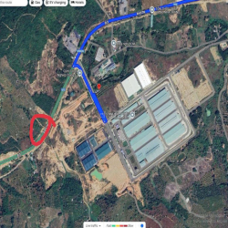 Cho thuê đất đối diện khu công nghiệp Khatoco Khánh Hòa