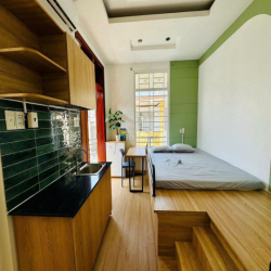 Studio đủ nội thất cao cấp bancon 205/41 Phạm Văn Chiêu Q. Gò Vấp