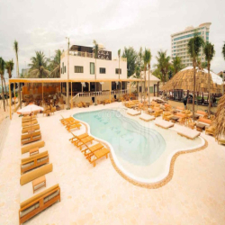 CHO THUÊ MẶT BẰNG SÂN VƯỜN MT GẦN TRẦN BẠCH ĐẰNG - NGAY KHU PHỐ ĐI BỘ