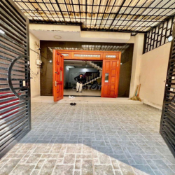 Cho Thuê Nhà DT 5x16m 1Trệt 2Lầu 3Pn 4Wc Sân xe Máy Hẻm Ôtô TL19 Q12