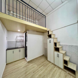 PHÒNG TRỌ GIÁ RẺ_MỚI 100% CẦU THANG TÍCH HỢP TỦ ĐỒ, ĐẸP MÊ LY