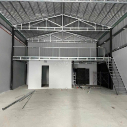 Xưởng mới xây gần Thành Phố Mới, Dt 13,4x30m (có văn phòng,gác)