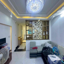 cho thuê nhà 254 / lê văn thọ p9 gv (4m x 16m)  lửng , 2lầu , 4pn ,5wc