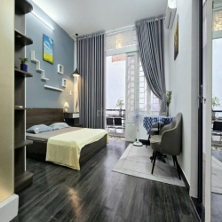 🌈Căn hộ 2PN BAN CÔNG TÁCH BẾP MỚI 100%+NỘI THẤT GỖ+MÁY Giặt riêng