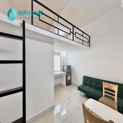 Căn hộ full nội thất có gác phù hợp ở 3-4 bạn Q8