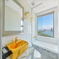 Cho thuê căn hộ Golden Bay, 2 phòng ngủ, full nội thất 5*, view biển