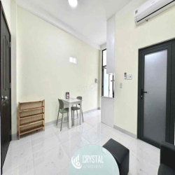 Căn hộ dịch vụ 1PN tách bếp ban công máy giặt riêng full NT ngay ga T3