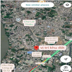 Cho thuê đất gần chợ Lái thiêu