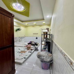 Nhà Có Nội Thất 3,5x20m 1Lầu (3PN 2WC) Hẻm 3Gác. Cư Xá Phú Lâm A. Q6