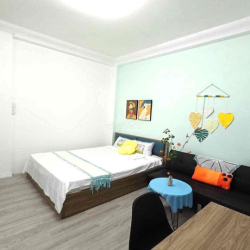 Cho thuê cc mini dạng 1 phòng ngủ, máy giặt riêng mặt tiền gần Q1